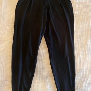 Black Vuori lux harem pants lounge